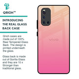 Pastel Pink Gradient Glass Case For Vivo V19