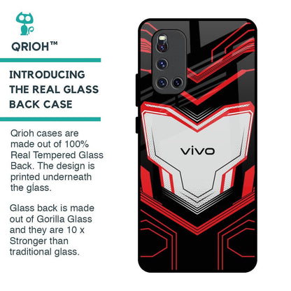 Quantum Suit Glass Case For Vivo V19