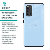 Pastel Sky Blue Glass Case for Vivo V19