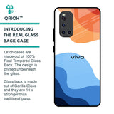 Wavy Color Pattern Glass Case for Vivo V19