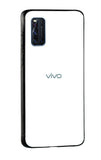 Arctic White Glass Case for Vivo V20 Pro