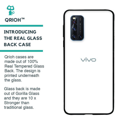 Arctic White Glass Case for Vivo V19