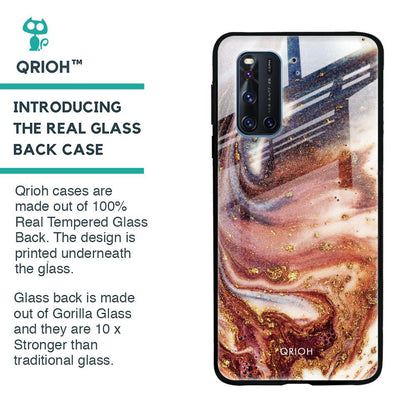Exceptional Texture Glass Case for Vivo V19