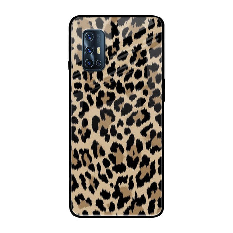 Leopard Seamless Vivo V19 Glass Cases & Covers Online
