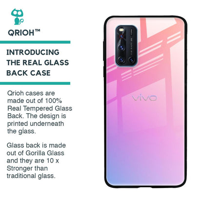 Dusky Iris Glass case for Vivo V19