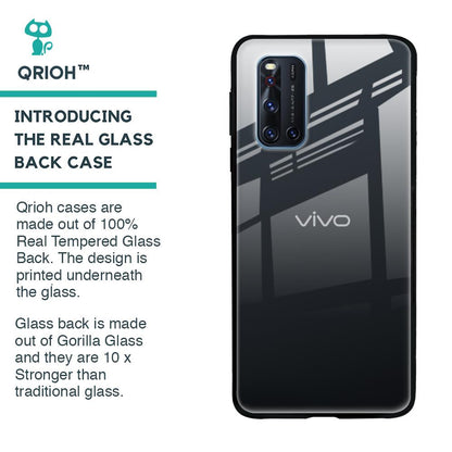 Stone Grey Glass Case For Vivo V19