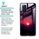 Morning Red Sky Glass Case For Vivo V19