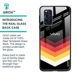 Abstract Arrow Pattern Glass Case For Vivo V19