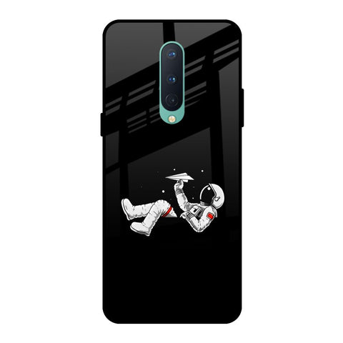 Space Traveller OnePlus 8 Glass Back Cover Online