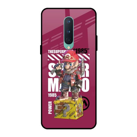 Gangster Hero OnePlus 8 Glass Back Cover Online