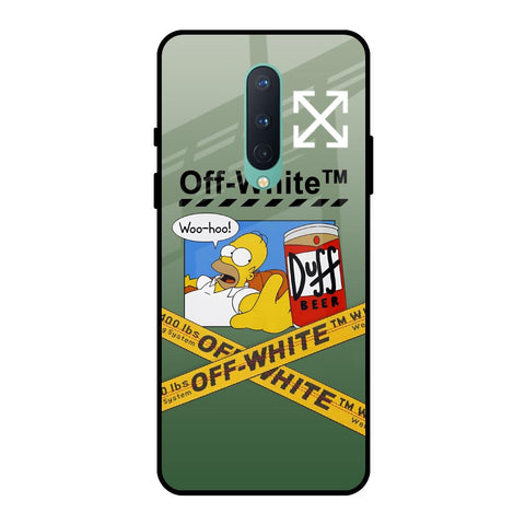 Duff Beer OnePlus 8 Glass Back Cover Online