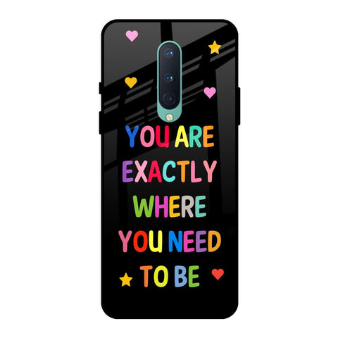 Magical Words OnePlus 8 Glass Back Cover Online