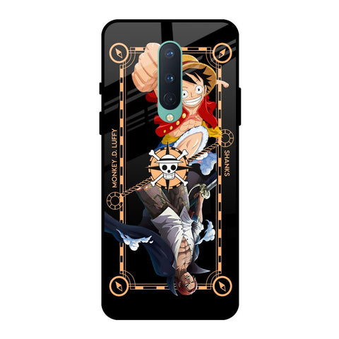 Shanks & Luffy OnePlus 8 Glass Back Cover Online