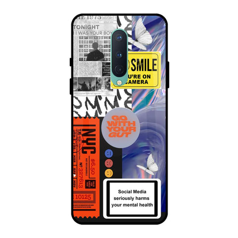 Smile for Camera OnePlus 8 Glass Back Cover Online