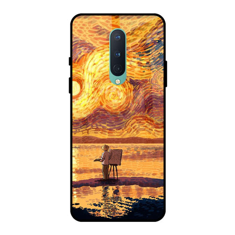 Sunset Vincent OnePlus 8 Glass Back Cover Online