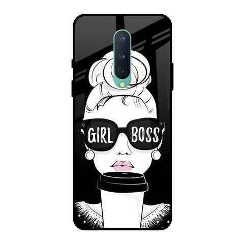 Girl Boss OnePlus 8 Glass Back Cover Online