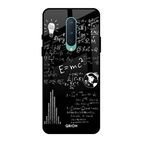 Funny Math OnePlus 8 Glass Back Cover Online