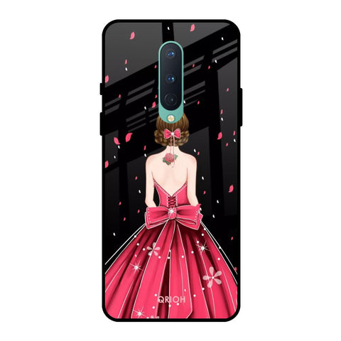 Fashion Princess OnePlus 8 Glass Back Cover Online