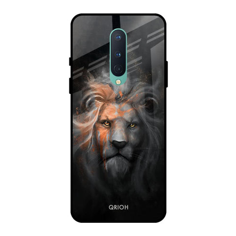 Devil Lion OnePlus 8 Glass Back Cover Online