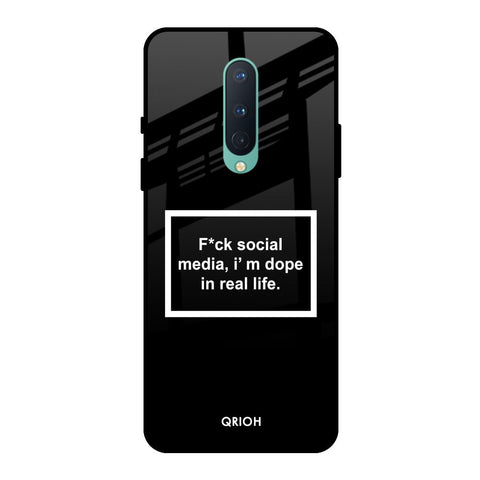 Dope In Life OnePlus 8 Glass Back Cover Online