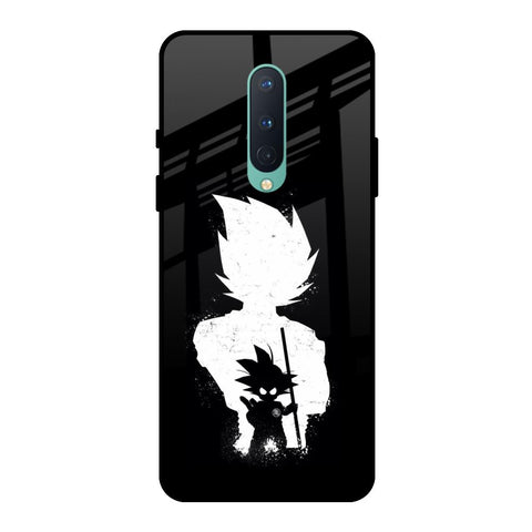 Monochrome Goku OnePlus 8 Glass Back Cover Online