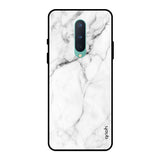 Modern White Marble OnePlus 8 Glass Back Cover Online