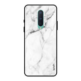 Modern White Marble OnePlus 8 Glass Back Cover Online