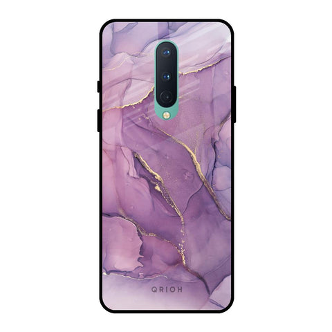 Purple Gold Marble OnePlus 8 Glass Back Cover Online