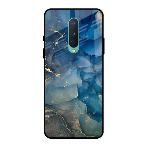 Blue Cool Marble OnePlus 8 Glass Back Cover Online