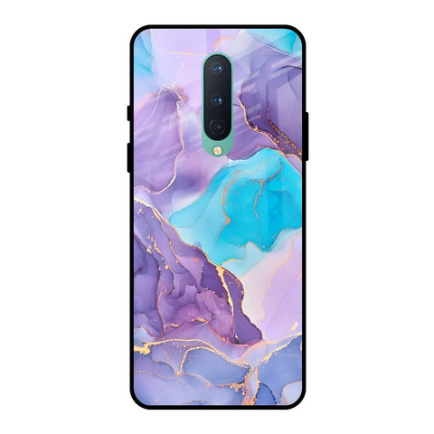 Alcohol ink Marble OnePlus 8 Glass Back Cover Online
