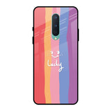 Lucky Abstract OnePlus 8 Glass Back Cover Online