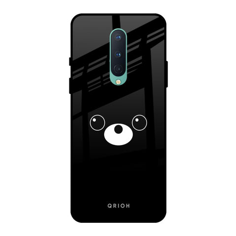 Cute Bear OnePlus 8 Glass Back Cover Online