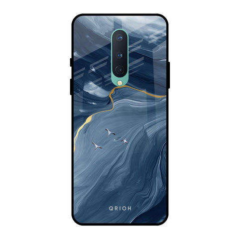 Deep Ocean Marble OnePlus 8 Glass Back Cover Online