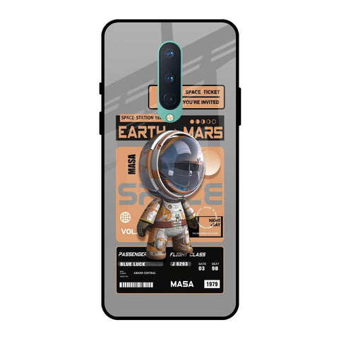 Space Ticket OnePlus 8 Glass Back Cover Online