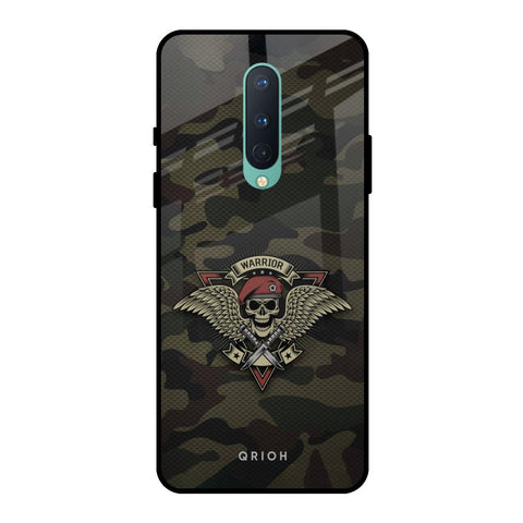 Army Warrior OnePlus 8 Glass Back Cover Online