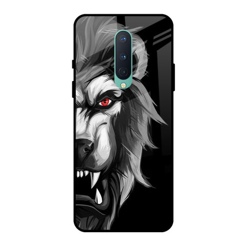 Wild Lion OnePlus 8 Glass Back Cover Online