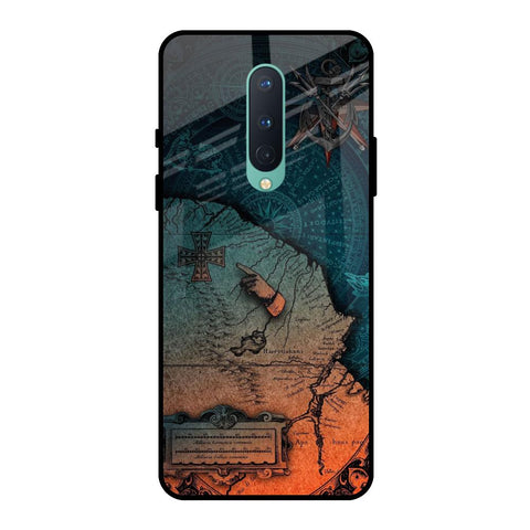Geographical Map OnePlus 8 Glass Back Cover Online