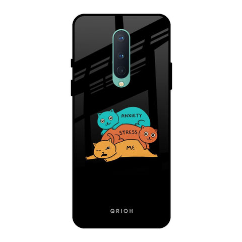 Anxiety Stress OnePlus 8 Glass Back Cover Online