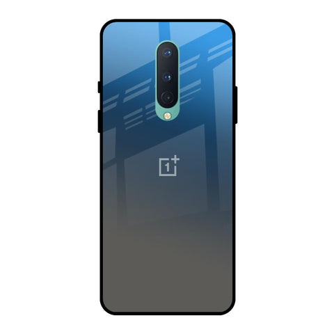 Blue Grey Ombre OnePlus 8 Glass Back Cover Online