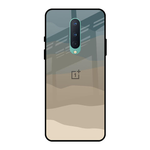 Abstract Mountain Pattern OnePlus 8 Glass Back Cover Online