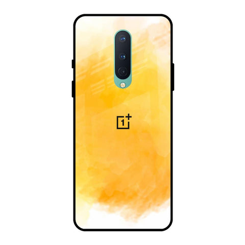 Rustic Orange OnePlus 8 Glass Back Cover Online