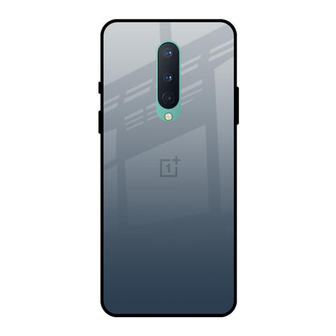 Smokey Grey Color OnePlus 8 Glass Back Cover Online