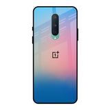 Blue & Pink Ombre OnePlus 8 Glass Back Cover Online