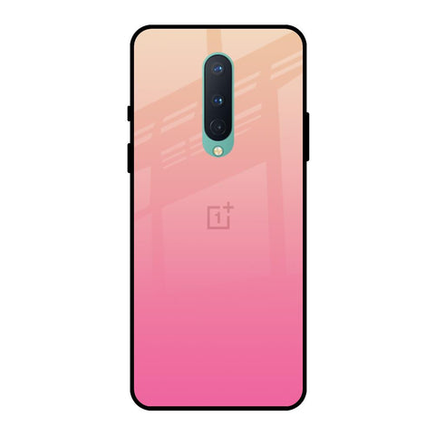 Pastel Pink Gradient OnePlus 8 Glass Back Cover Online