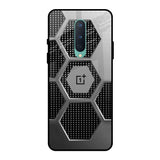 Hexagon Style OnePlus 8 Glass Back Cover Online
