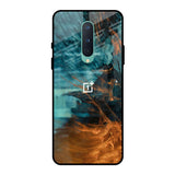 Golden Splash OnePlus 8 Glass Back Cover Online