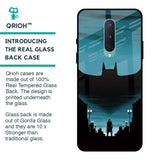 Cyan Bat Glass Case for OnePlus 8