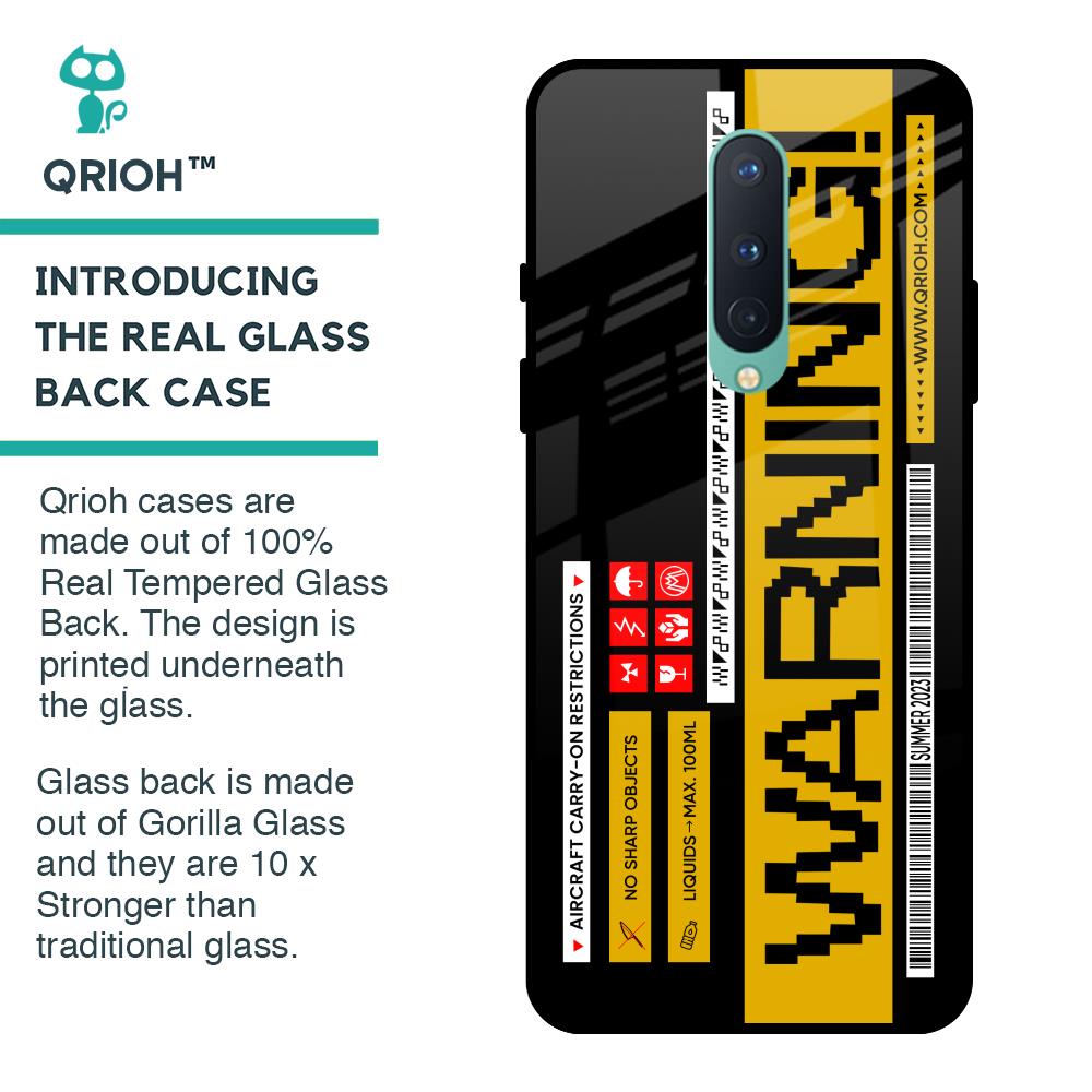 Aircraft Warning Glass Case for OnePlus 8