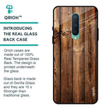 Timber Printed Glass case for OnePlus 8