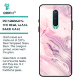 Diamond Pink Gradient Glass Case For OnePlus 8